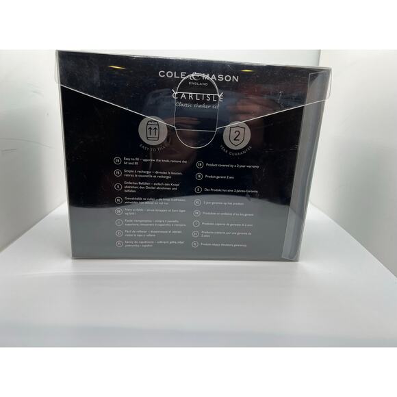 Cole & Mason Salt & Pepper Shaker set, New in box! - Picture 7 of 10